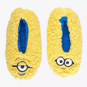 Despicable Me Minions Faces Cozy Slippers